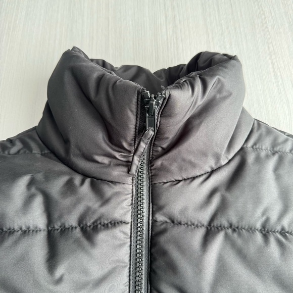 WILD FABLE Cropped Puffer Jacket XS Black Boxy Zip Stand Collar Lightweight - Picture 6 of 16